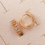 Boucles d'oreilles 18K en Plaqué Or