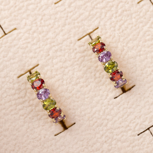 Boucles d'oreilles 14K en Plaqué Or