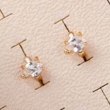 Boucles d'oreilles 18K en Plaqué Or