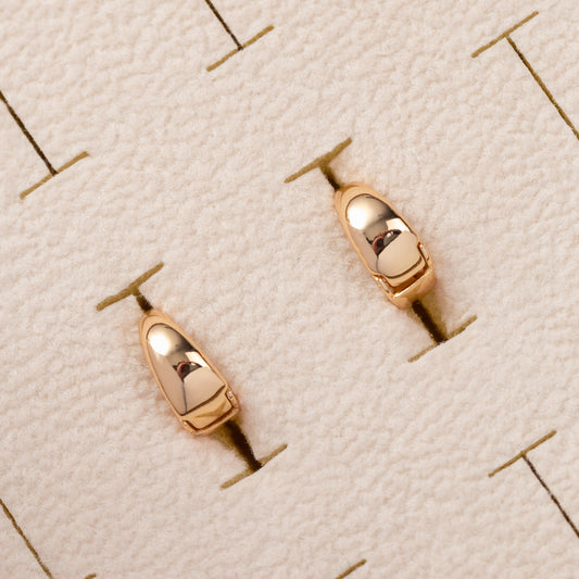 Boucles d'oreilles 18K en Plaqué Or