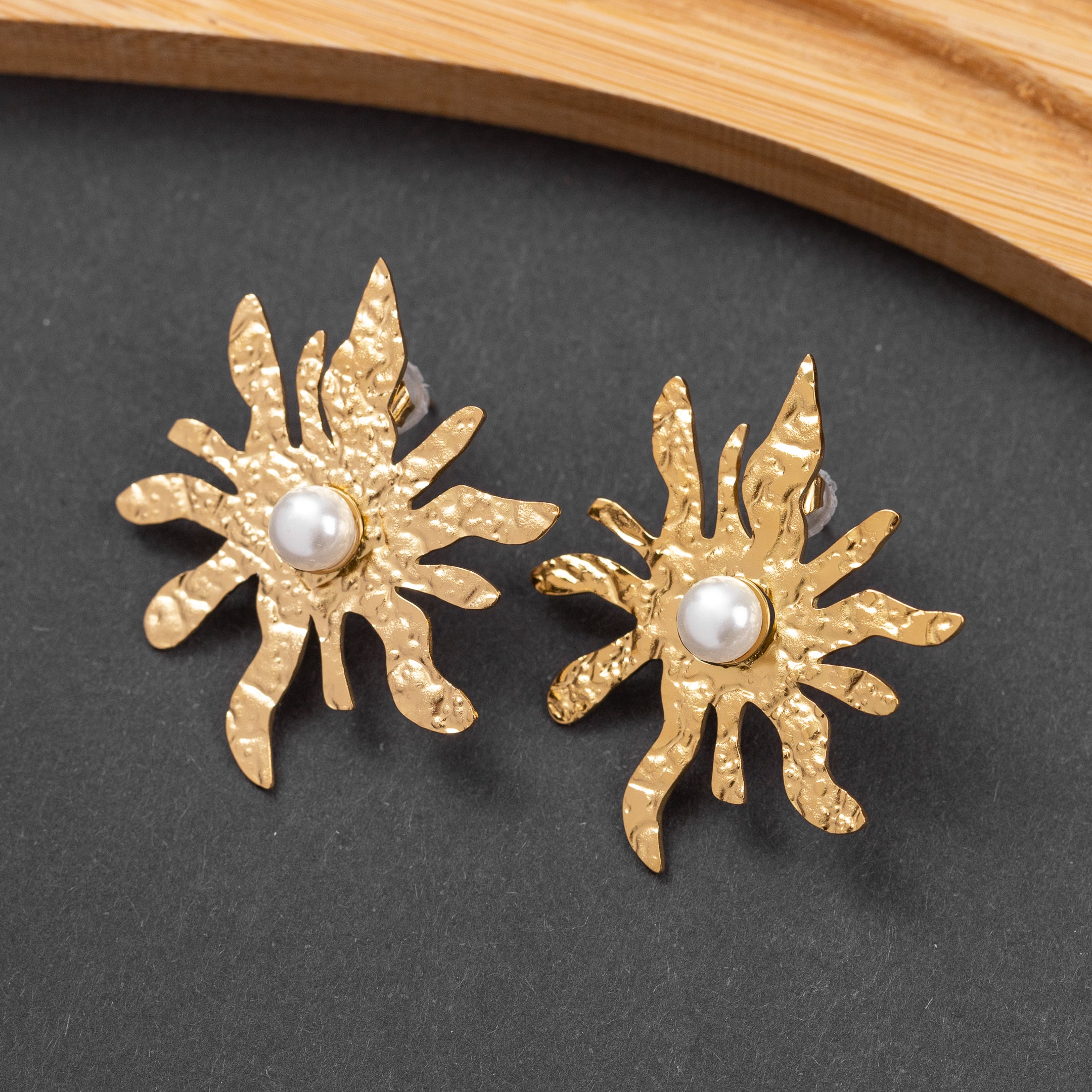 Boucles d'oreilles en acier inoxydable garanties