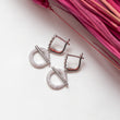 Boucle d'oreille argent Rhodié garanti soldeargent - 40% MC10