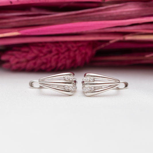 Boucle d'oreille argent Rhodié garanti soldeargent - 40% MC18