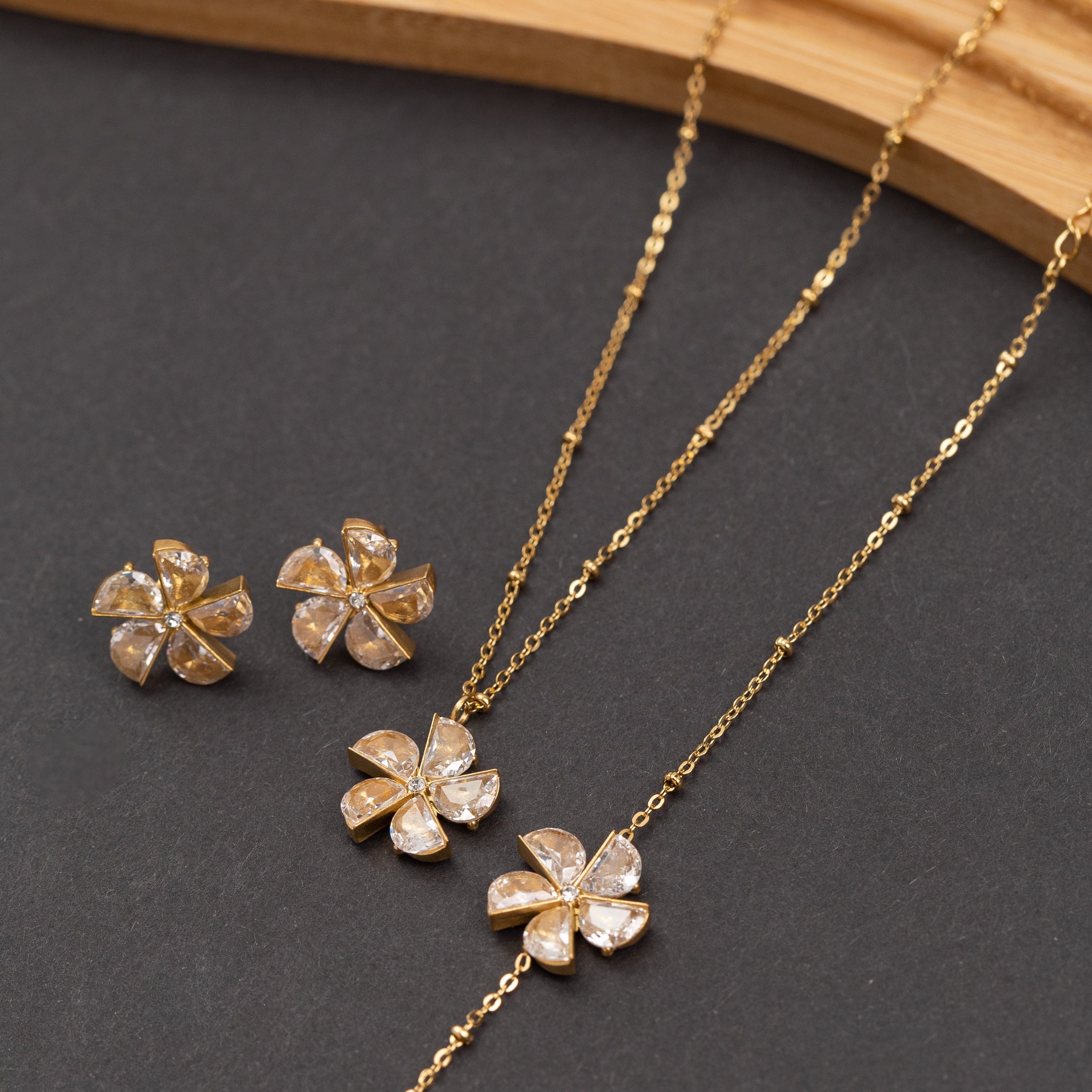 Ensemble FLORA 3 pièces en Acier Inoxydable Garanti