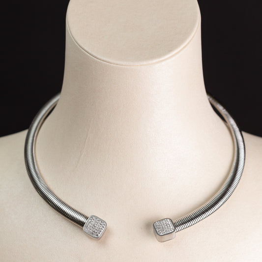 Cerceau en acier inoxydable avec finition argentée garantie