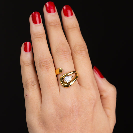 Bague en acier inoxydable garantie - Taille standard