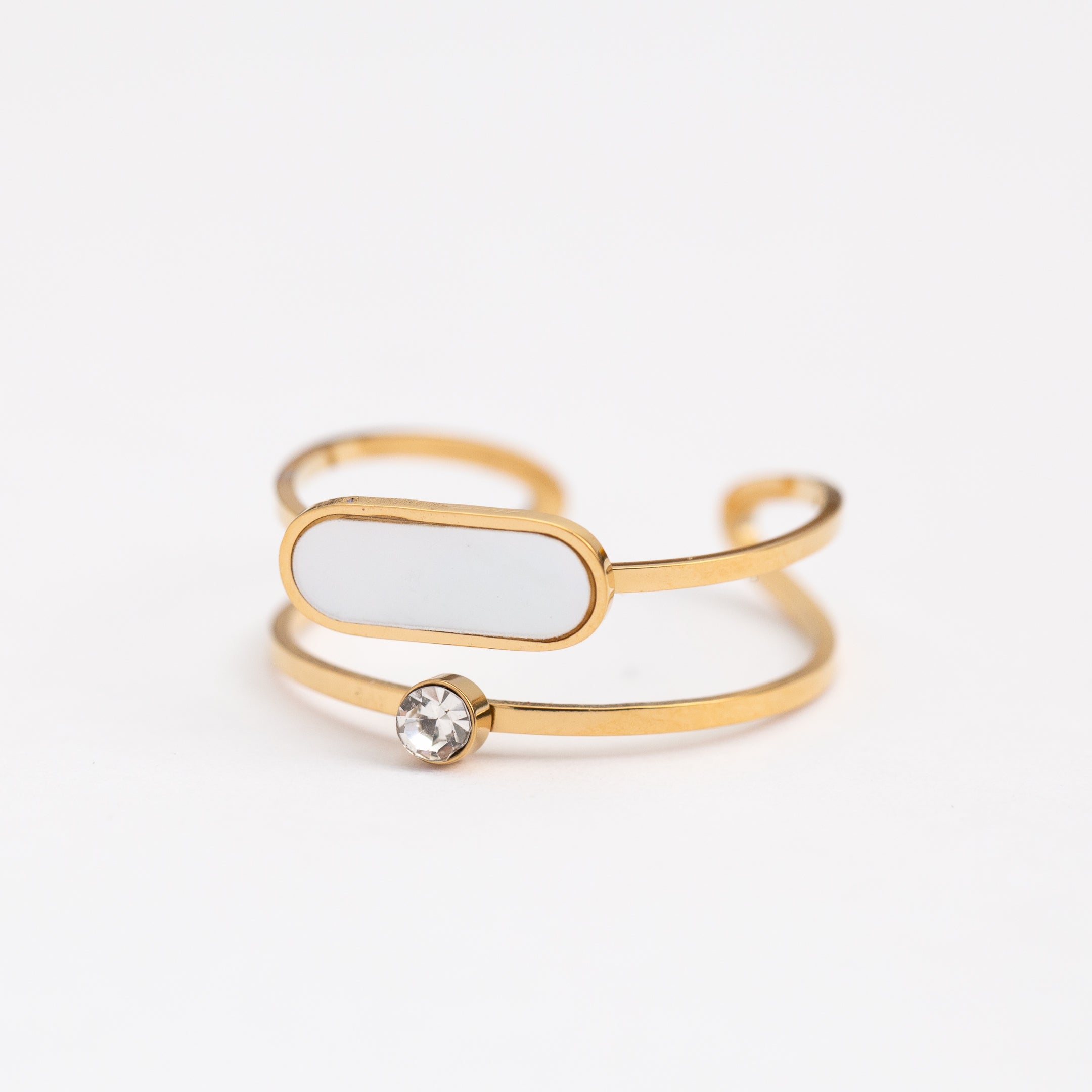 Bague en acier inoxydable garantie - Taille standard