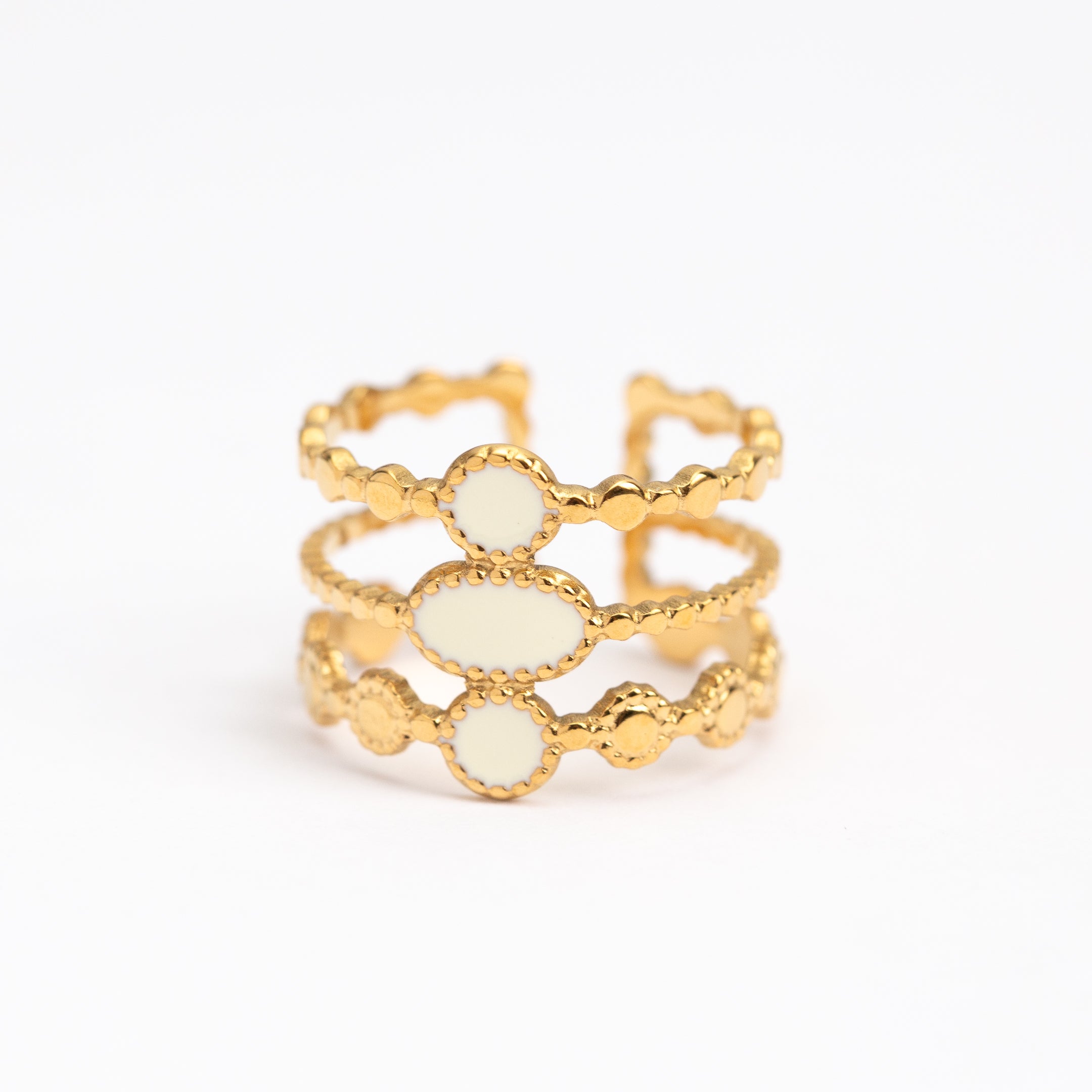 Bague en acier inoxydable garantie - Taille standard