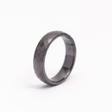 Bague en acier inoxydable garantie - Noire