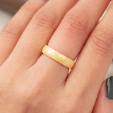 Bague en acier inoxydable garantie - Jaune