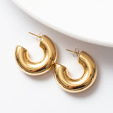 Boucles d'oreille Acier tendance