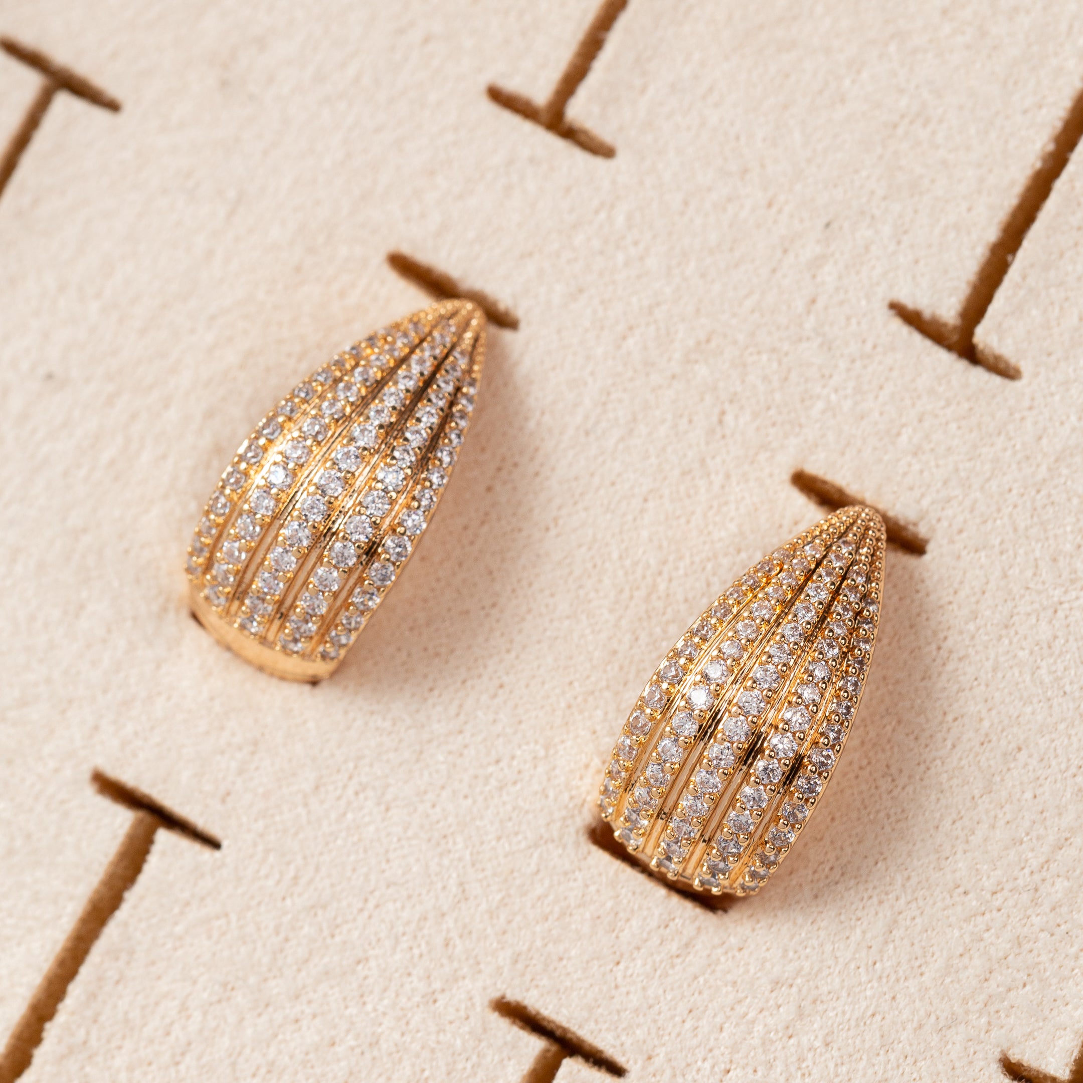 Boucles d'oreilles Plaqué Or Lumina