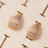 Boucles d'oreilles Plaqué Or Lumina