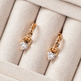 Boucles d'oreilles Plaqué Or Bright Heart