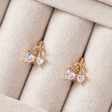 Boucles d'oreilles Plaqué Or Lyra