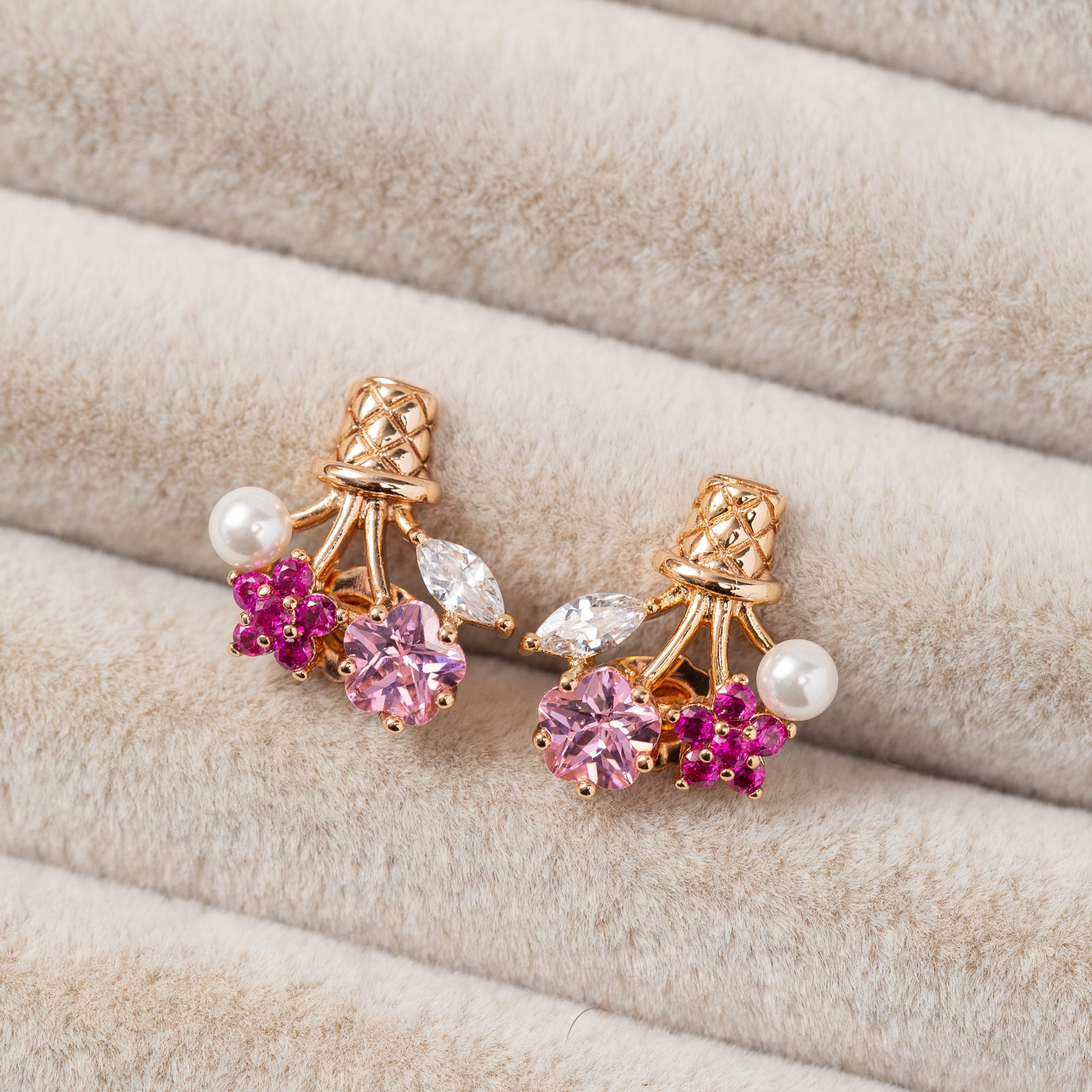 Boucles d'oreilles Plaqué Or Oria