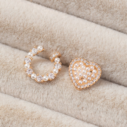 Boucles d'oreilles Plaqué Or Heart