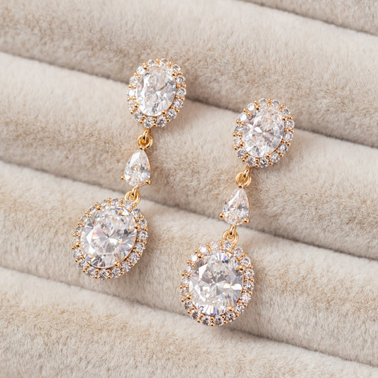 Boucles d'oreilles Plaqué Or Eclat Mini