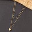 Collier GOLDEN NECKLACE en acier inoxydable garanti