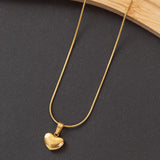 Collier WHITE HEART en acier inoxydable garanti