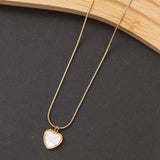 Collier WHITE HEART TWO en acier inoxydable garanti