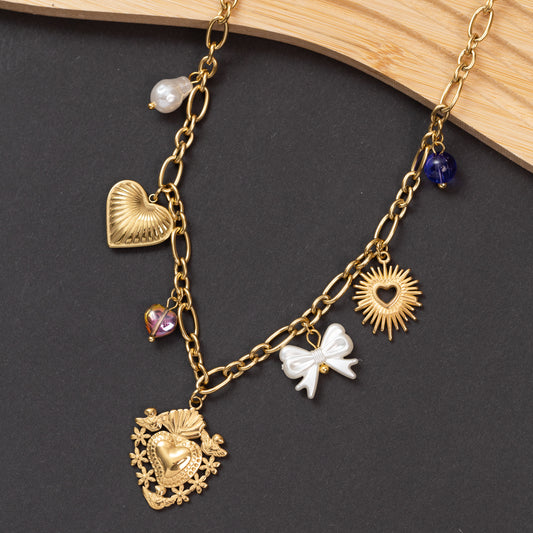 Collier CHARM en acier inoxydable garanti