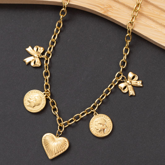 Collier CHARM en acier inoxydable garanti