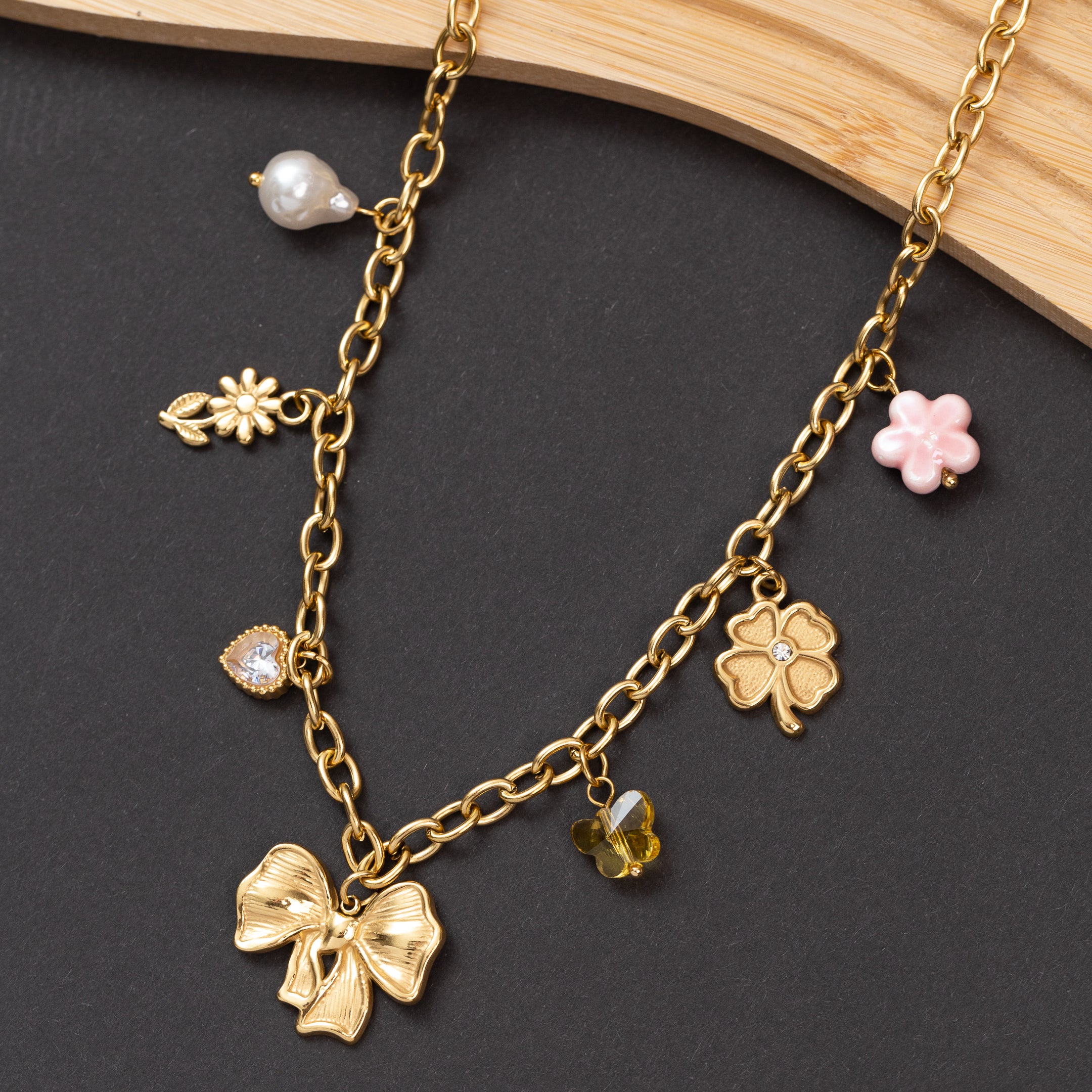 Collier CHARM en acier inoxydable garanti