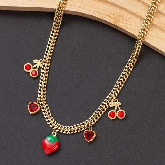 Collier CHARM en acier inoxydable garanti