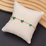 Gourmette HEARTS en acier inoxydable garantie