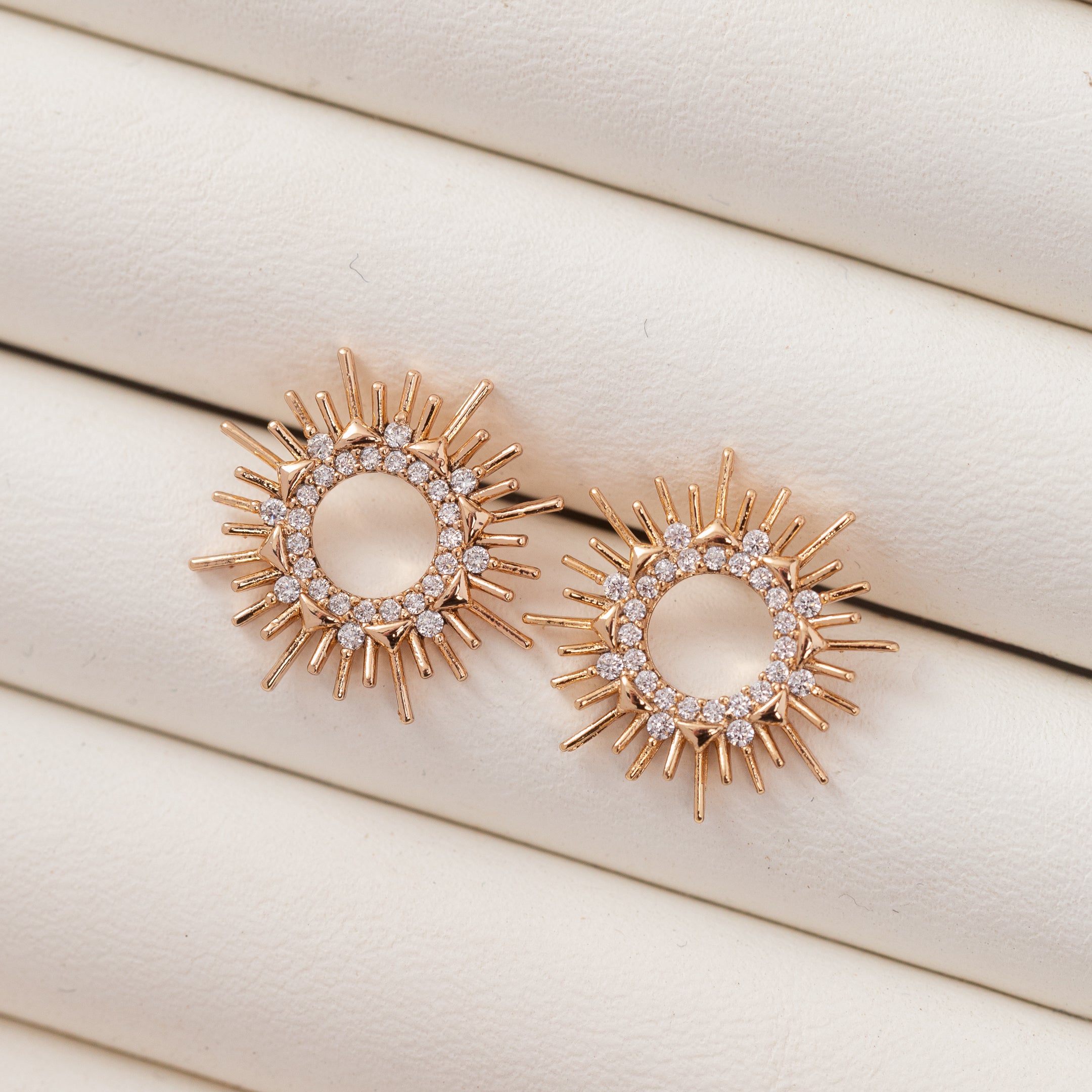 Boucles d'oreilles BRIGHT en Plaqué Or