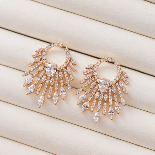Boucles d'oreilles SHARP en Plaqué Or