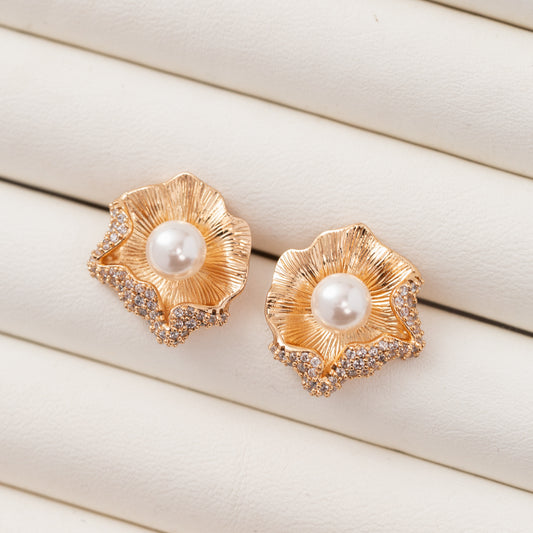 Boucles d'oreilles GLOW en Plaqué Or