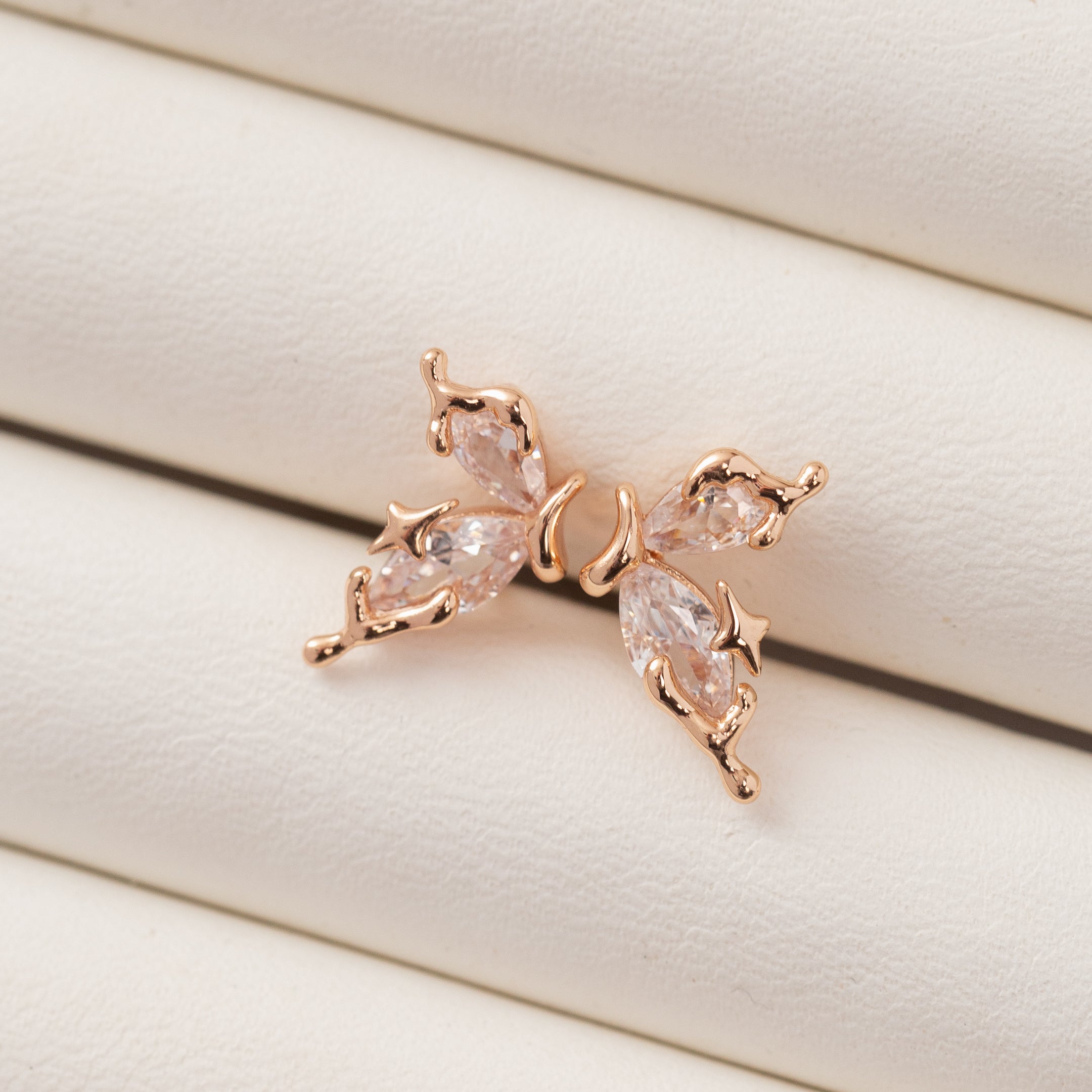 Boucles d'oreilles BATTERFLY en Plaqué Or