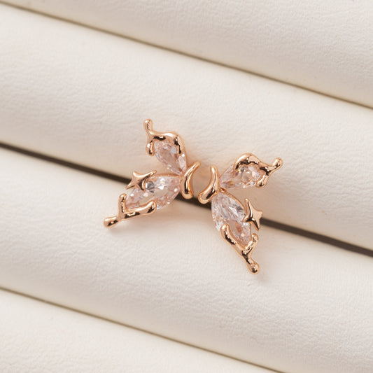 Boucles d'oreilles BATTERFLY en Plaqué Or