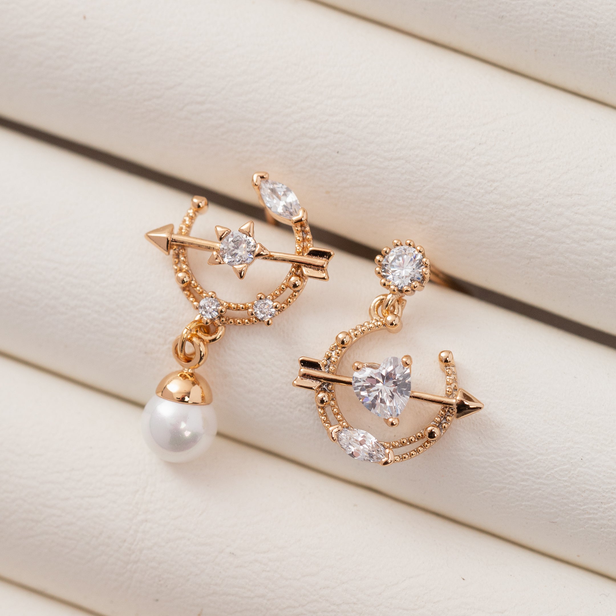 Boucles d'oreilles GLOW en Plaqué Or