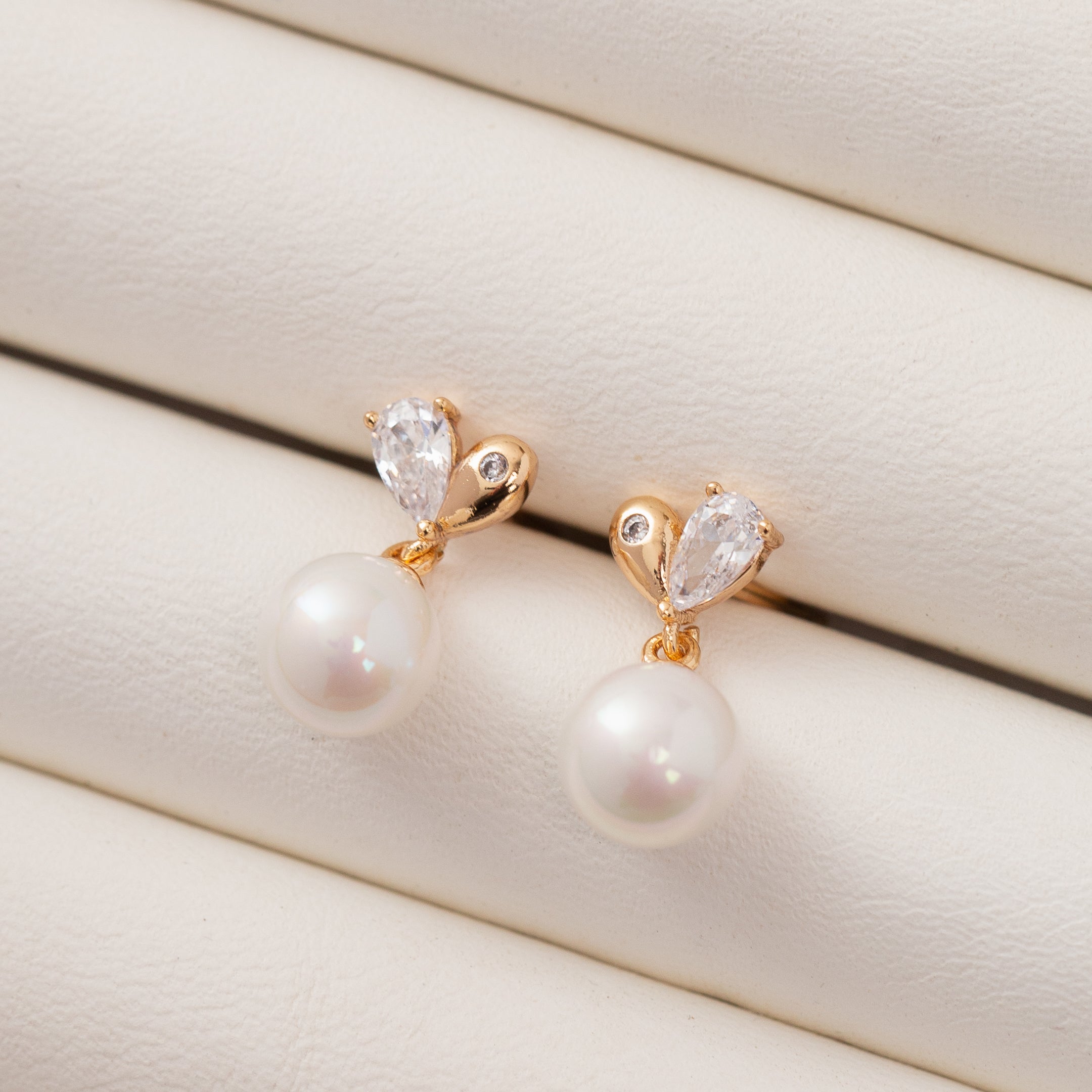 Boucles d'oreilles GLOW en Plaqué Or