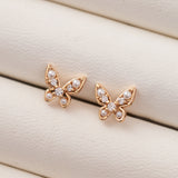 Boucles d'oreilles BATTERFLY en Plaqué Or