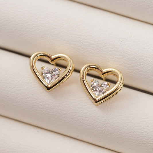 Boucles d'oreilles GLOW en Plaqué Or
