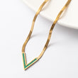 Collier en acier tendance
