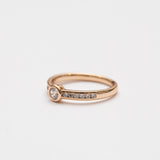 Bague en plaqué or Xuping Xp Tendance