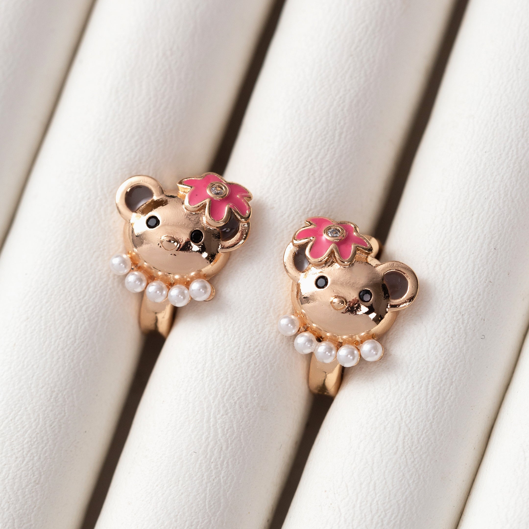 Boucles d'oreilles GLOW en plaqué Or