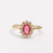 Bague 14K Minimal Gold en plaqué or