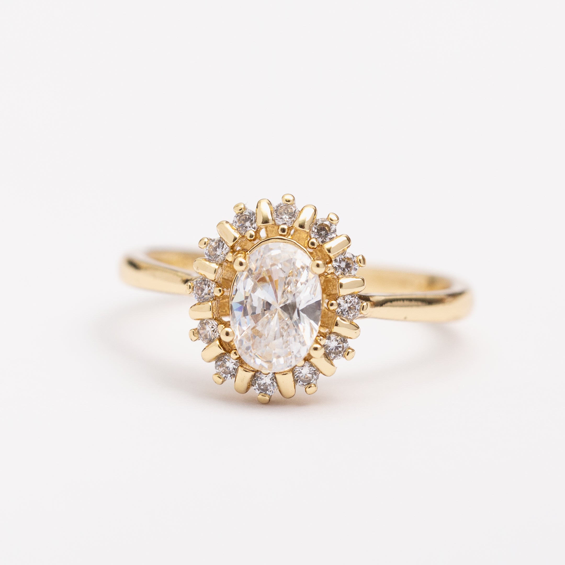 Bague 14K Minimal Gold en plaqué or