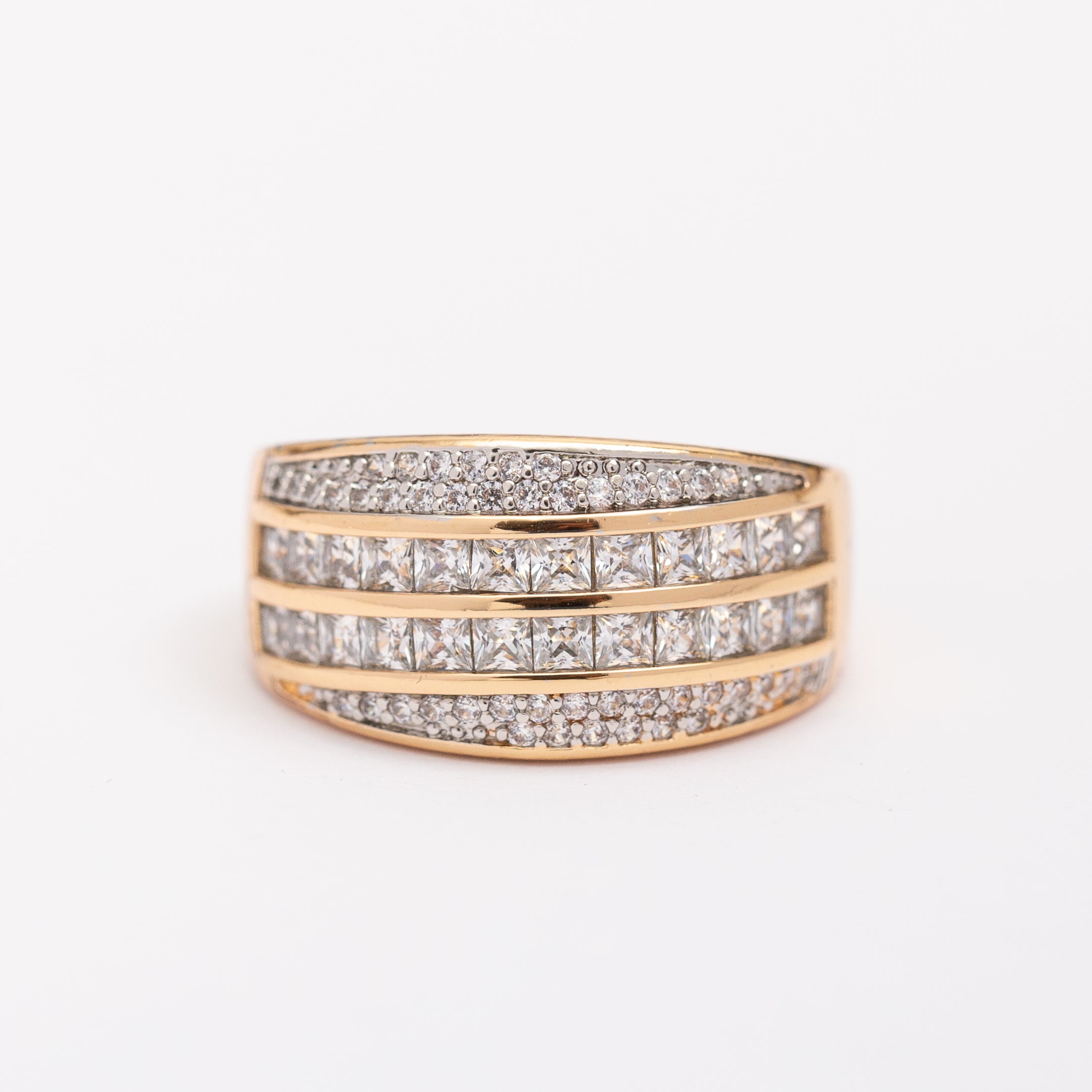 Bague 18K Minimal Gold en plaqué or