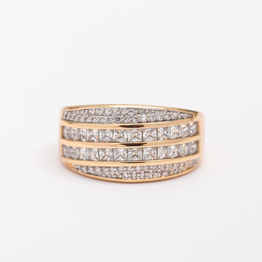 Bague 18K Minimal Gold en plaqué or