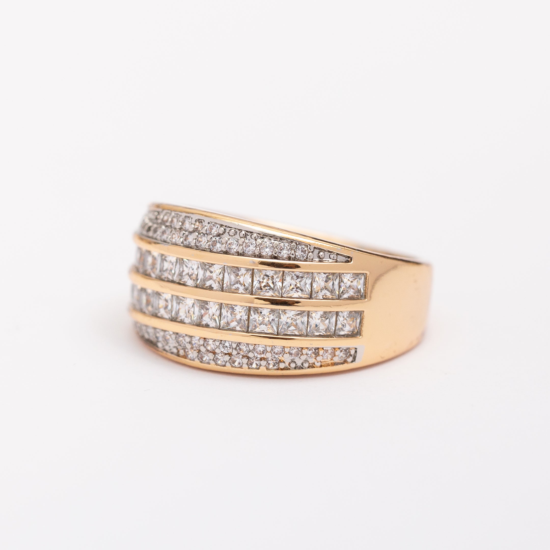 Bague 18K Minimal Gold en plaqué or