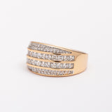 Bague 18K Minimal Gold en plaqué or