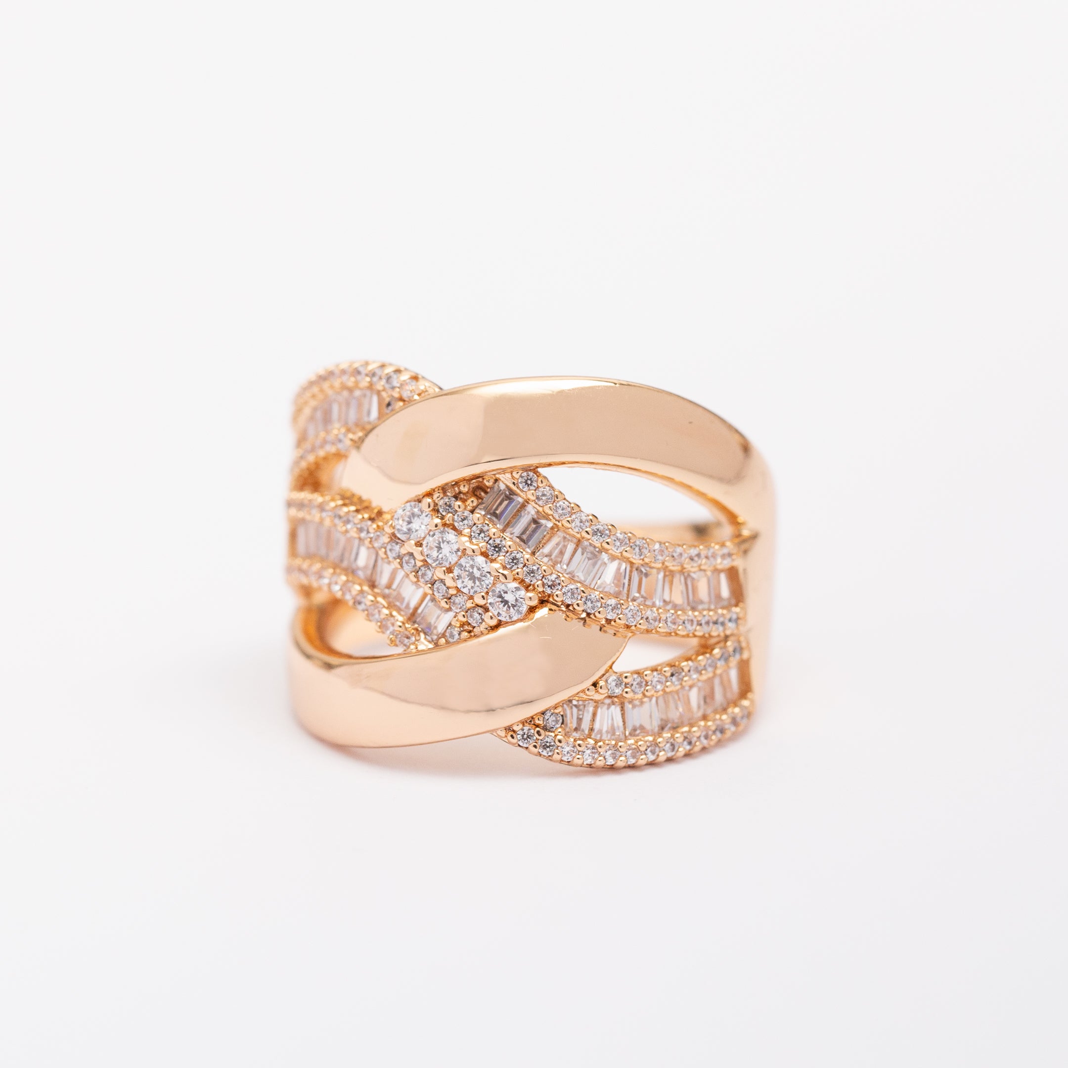 Bague 18K Minimal Gold en plaqué or