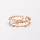 Bague 18K Minimal Gold en plaqué or